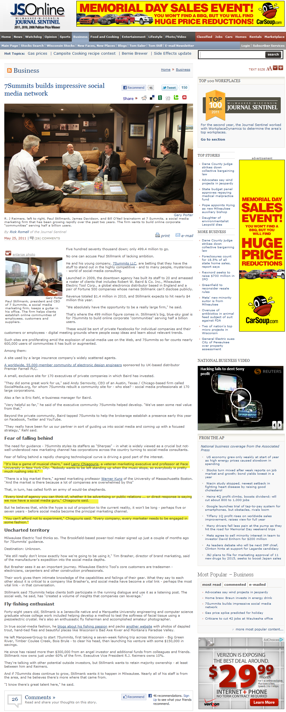 7 Summit Builds Impressive Social Media Network 7 Summit Builds Impressive Social Media Network