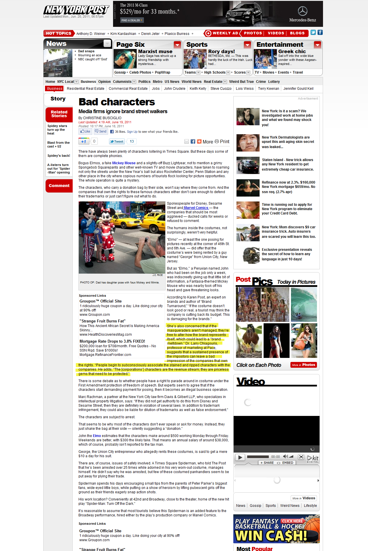 Bad Characters –New York Post Bad Characters –New York Post